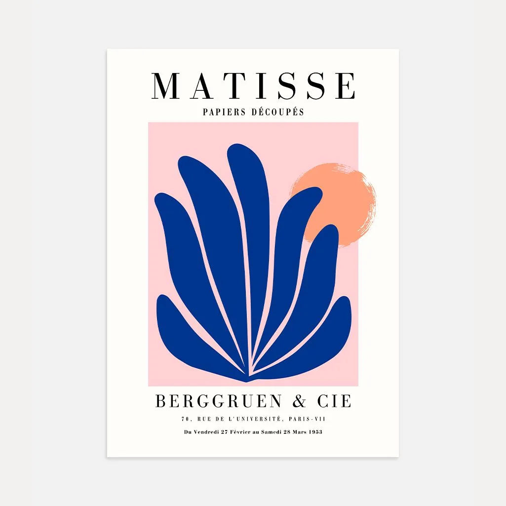 Matisse Granat Róż Plakat