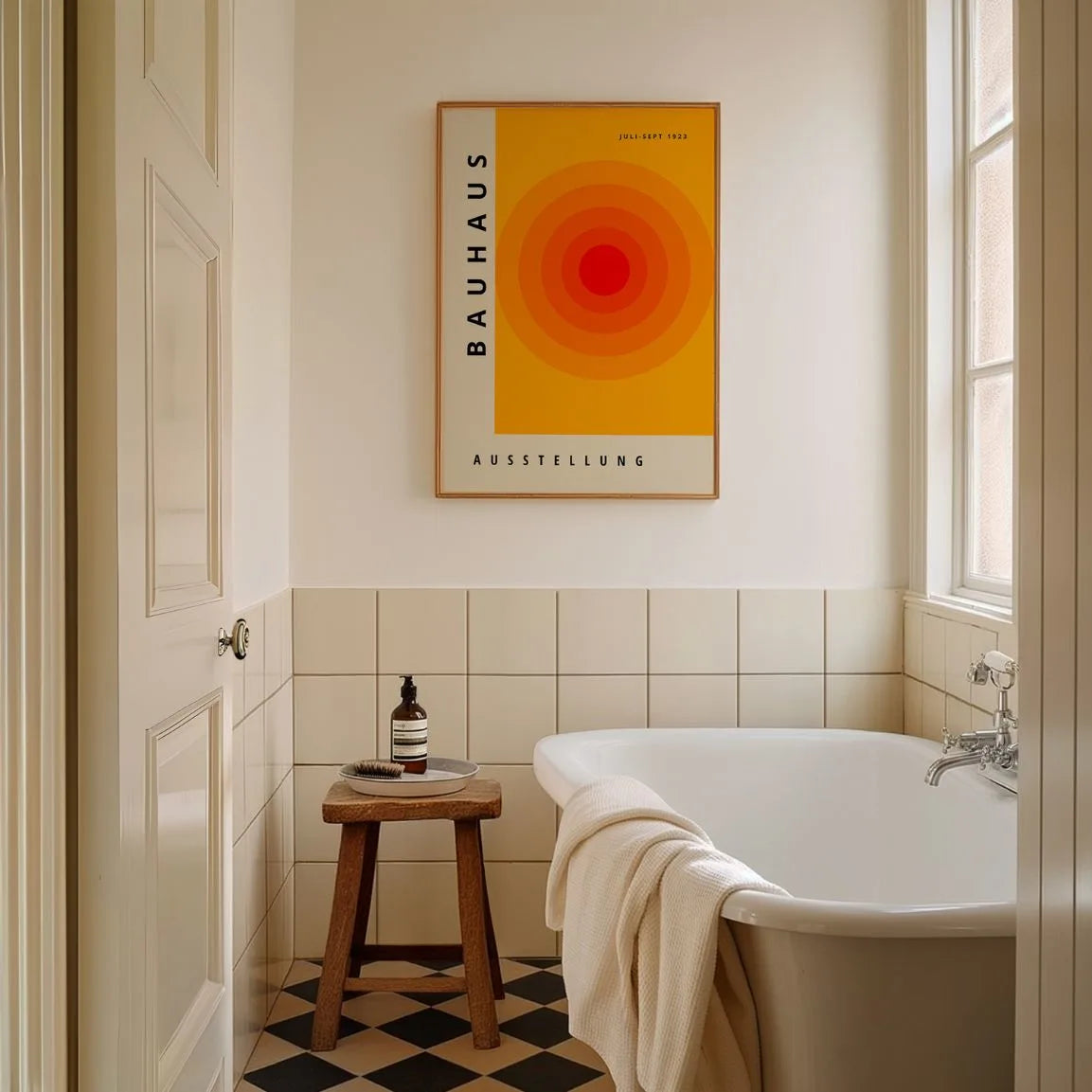 Plakat Bauhaus Pomarańczowe Koło