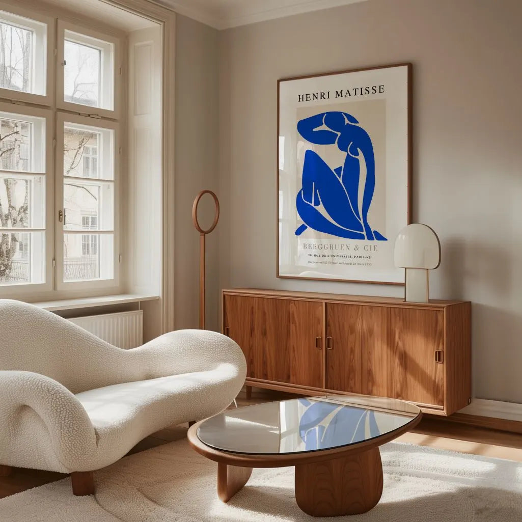Matisse Nu Bleu Niebieski Plakat