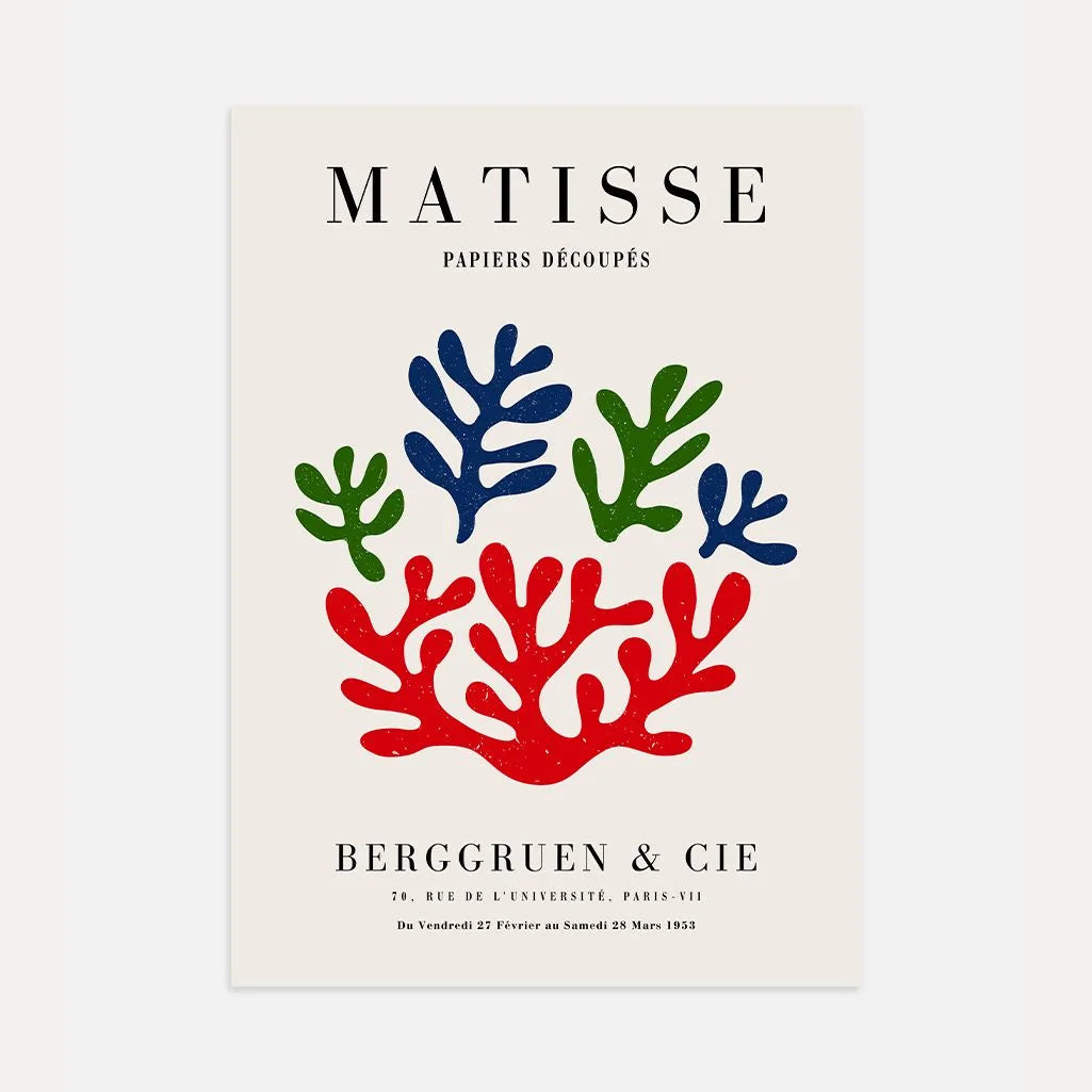 Matisse Koral Morski Plakat