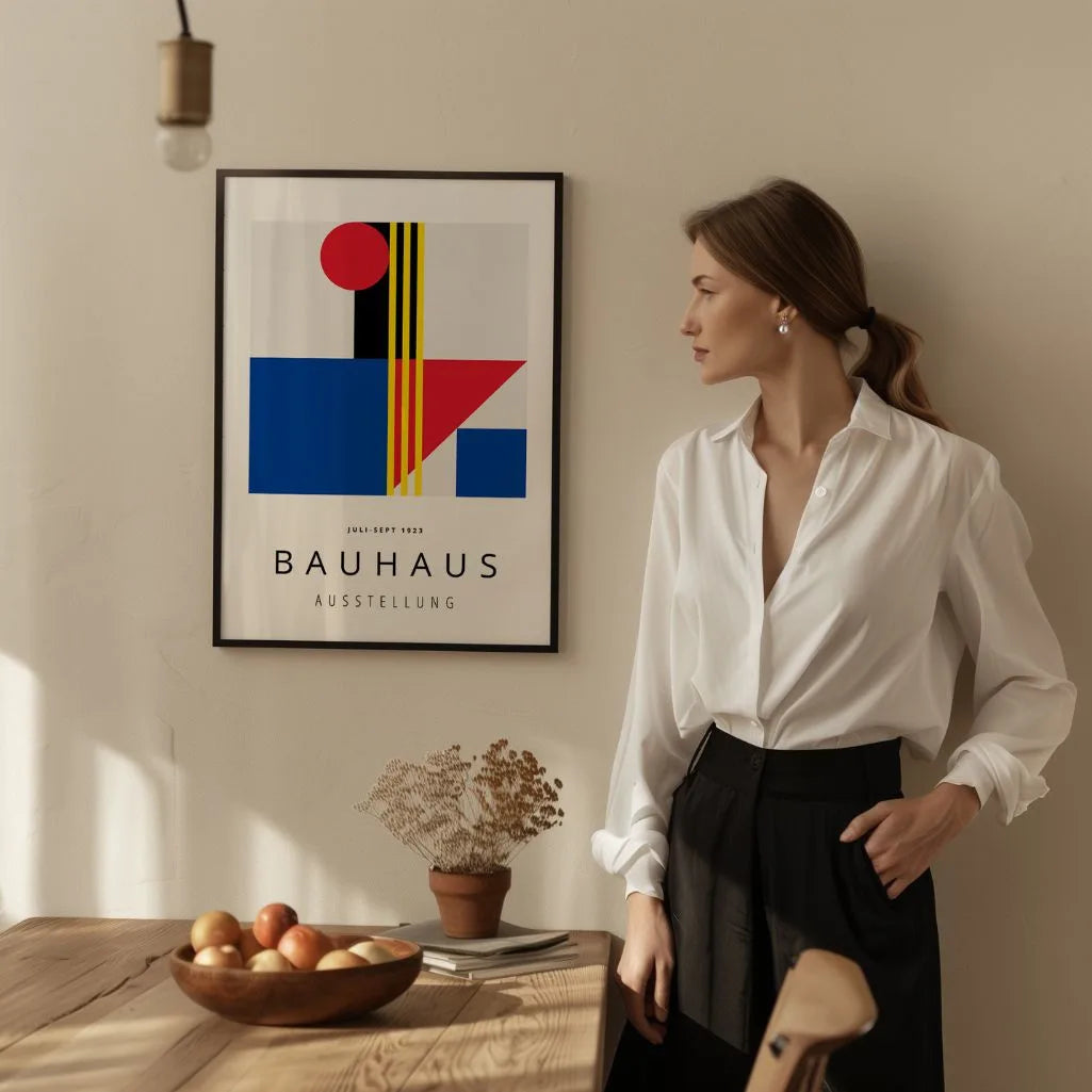 Bauhaus Kontrast Kolorów Plakat