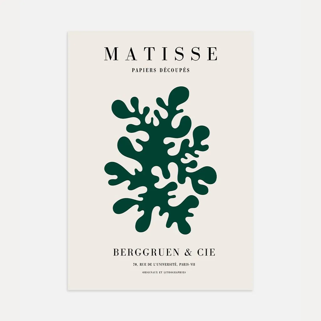 Matisse Głęboka Zieleń Plakat
