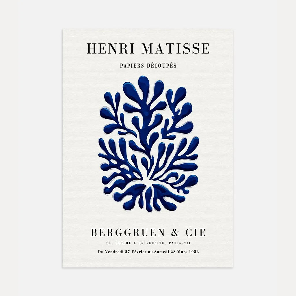Matisse Niebieski Forma Plakat