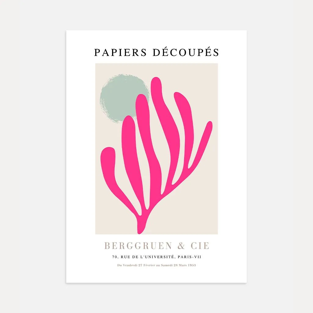 Matisse Fuksja Beż Plakat