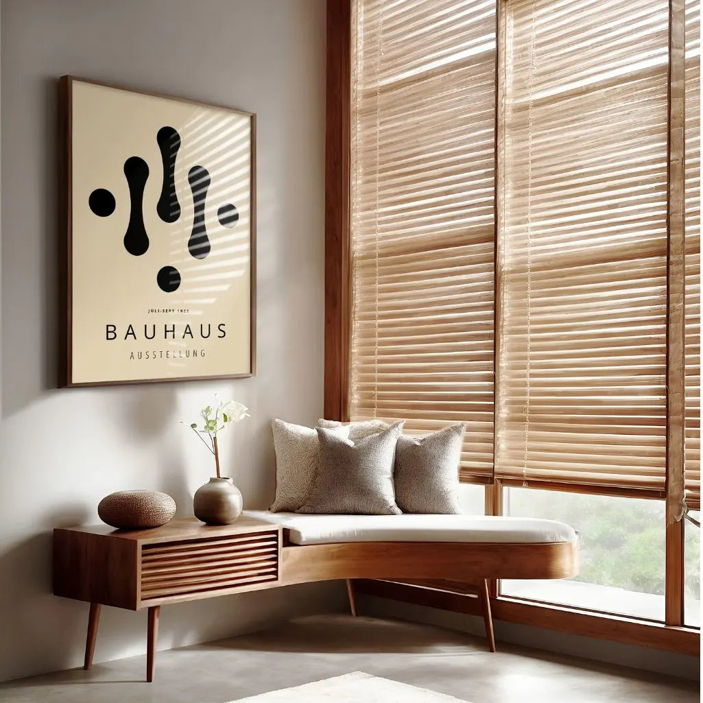 Plakat Bauhaus Krople Geometria