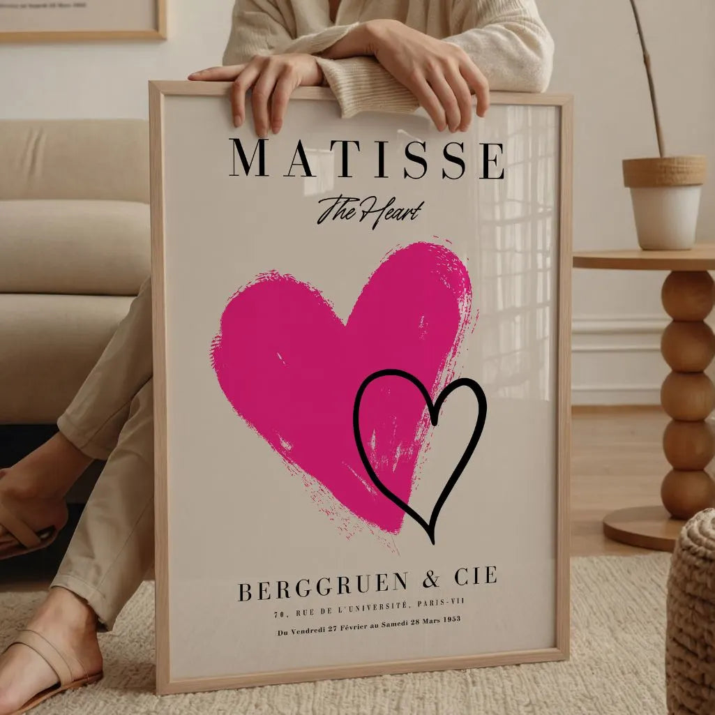 Henri Matisse Serce Plakat
