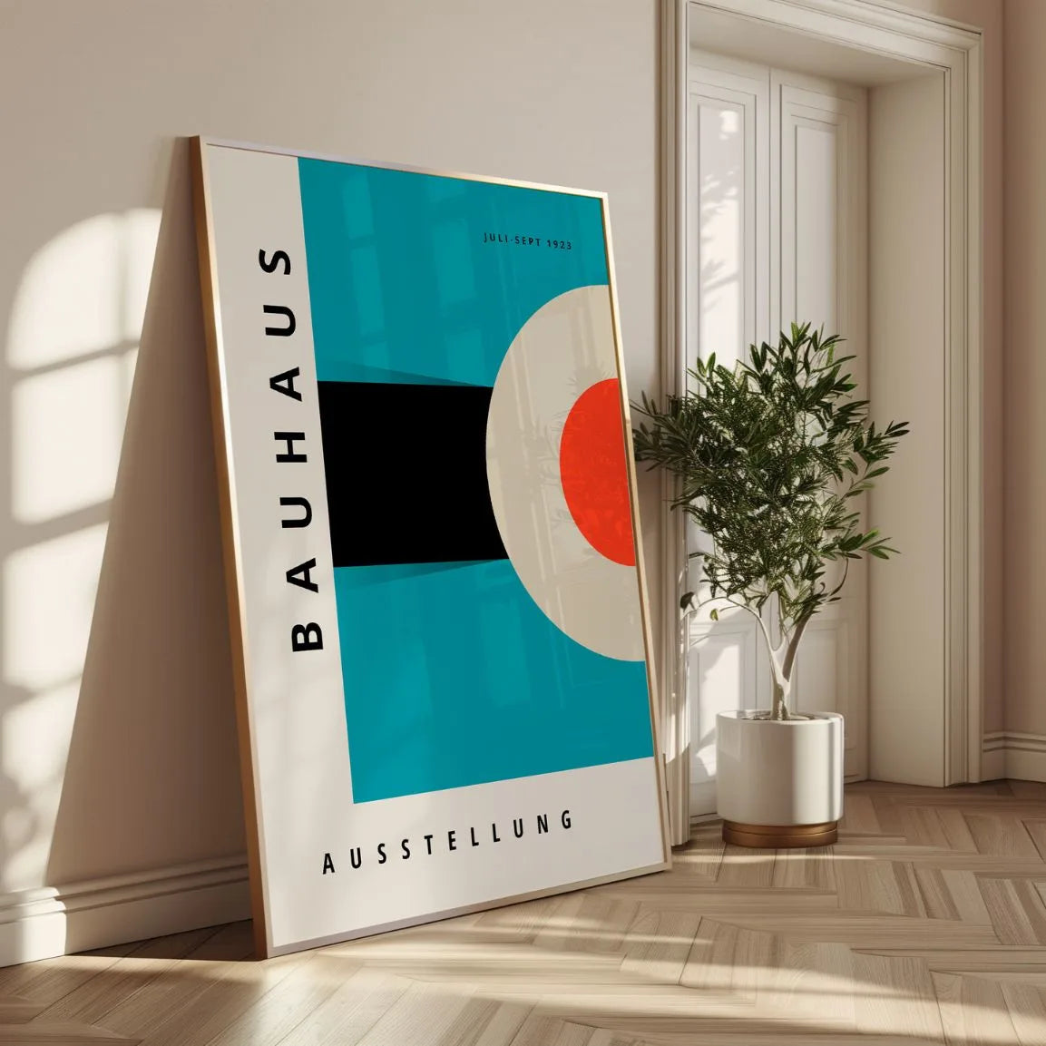 Plakat Bauhaus Błękit Nieba
