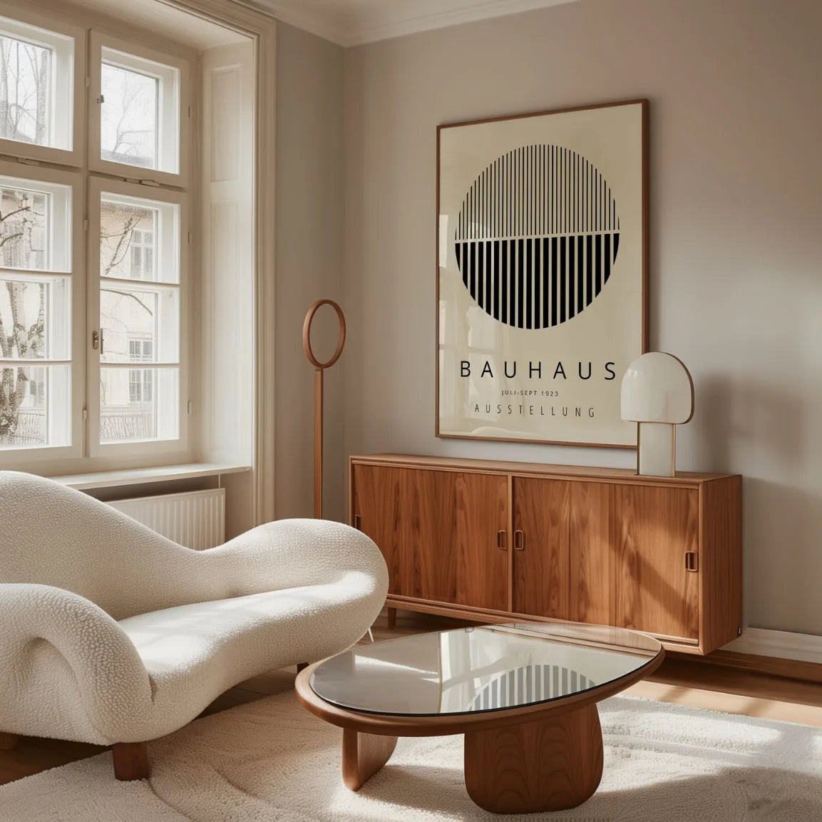 Plakat Bauhaus Pasiasty Okrąg