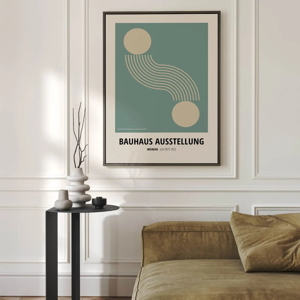 Bauhaus Geometryczny Ruch Plakat