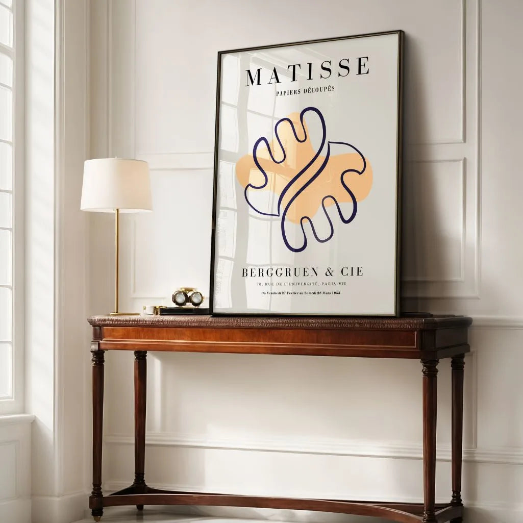 Plakat Matisse Pomarańczowa Forma Abstrakcyjna