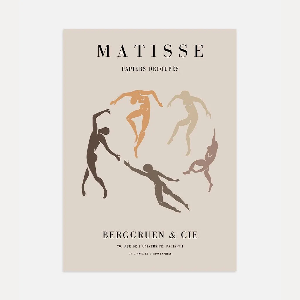 Plakat Matisse Taniec Postacie