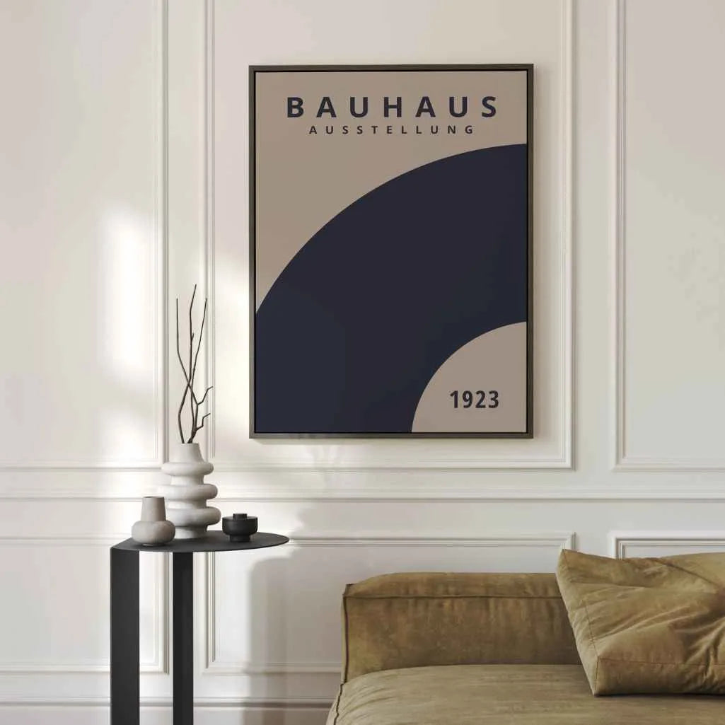 Plakat Bauhaus Niebieska Rotacja