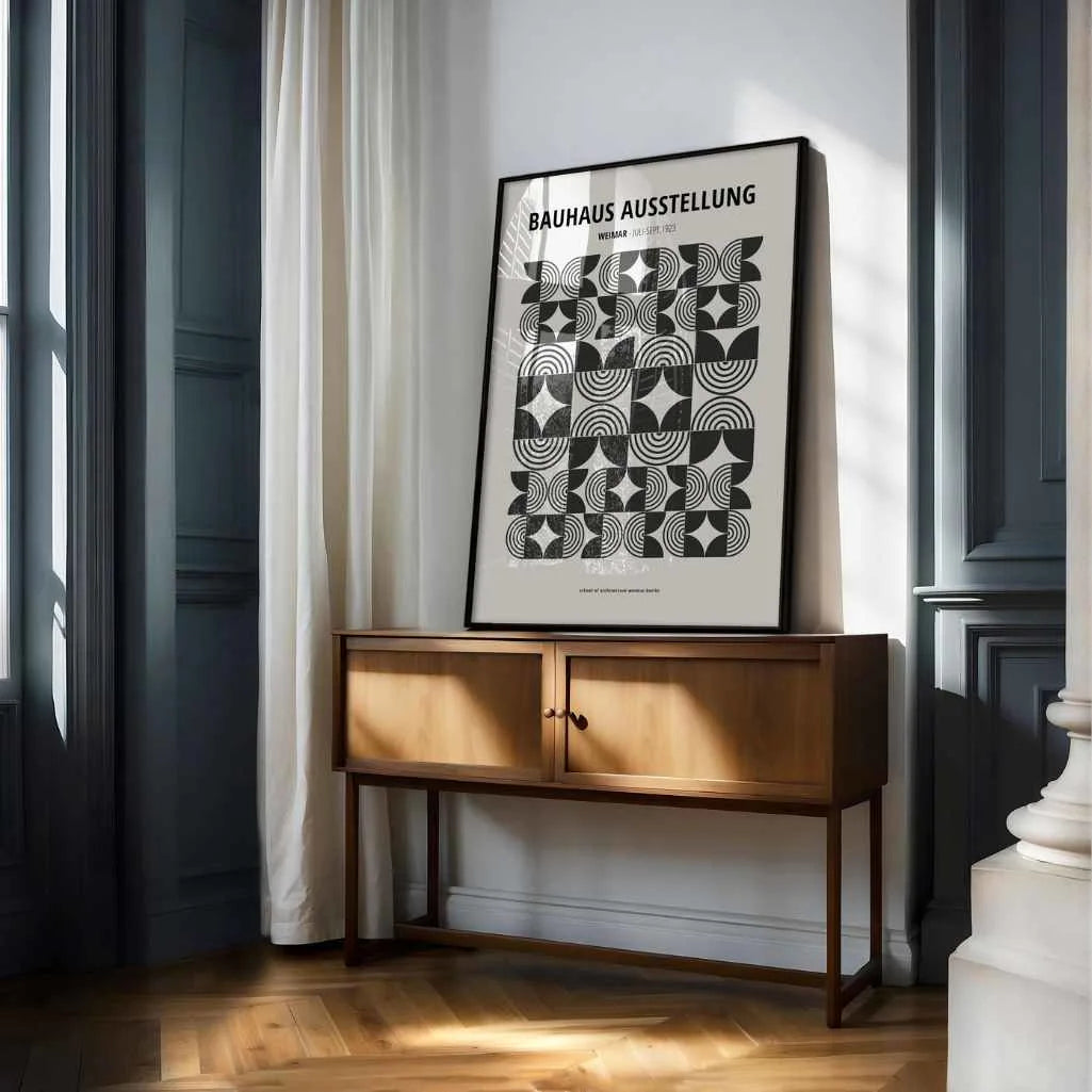 Plakat Bauhaus Drobne Detale Geometria