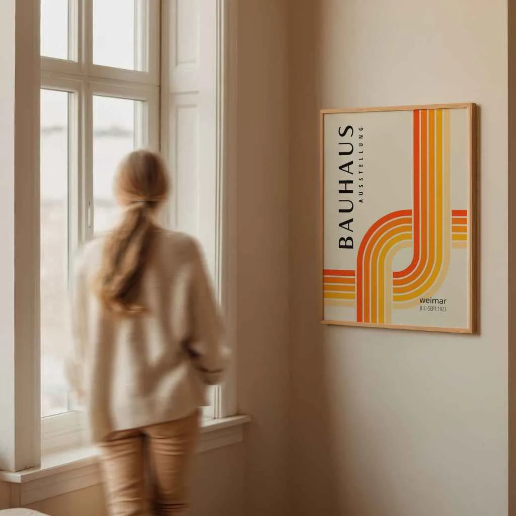 Bauhaus Dynamiczna Linia Plakat