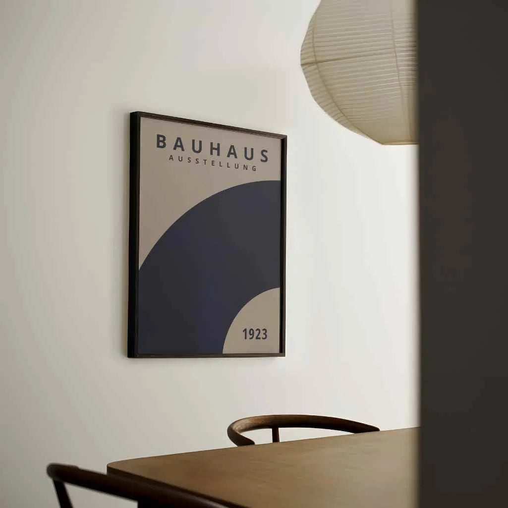 Plakat Bauhaus Niebieska Rotacja