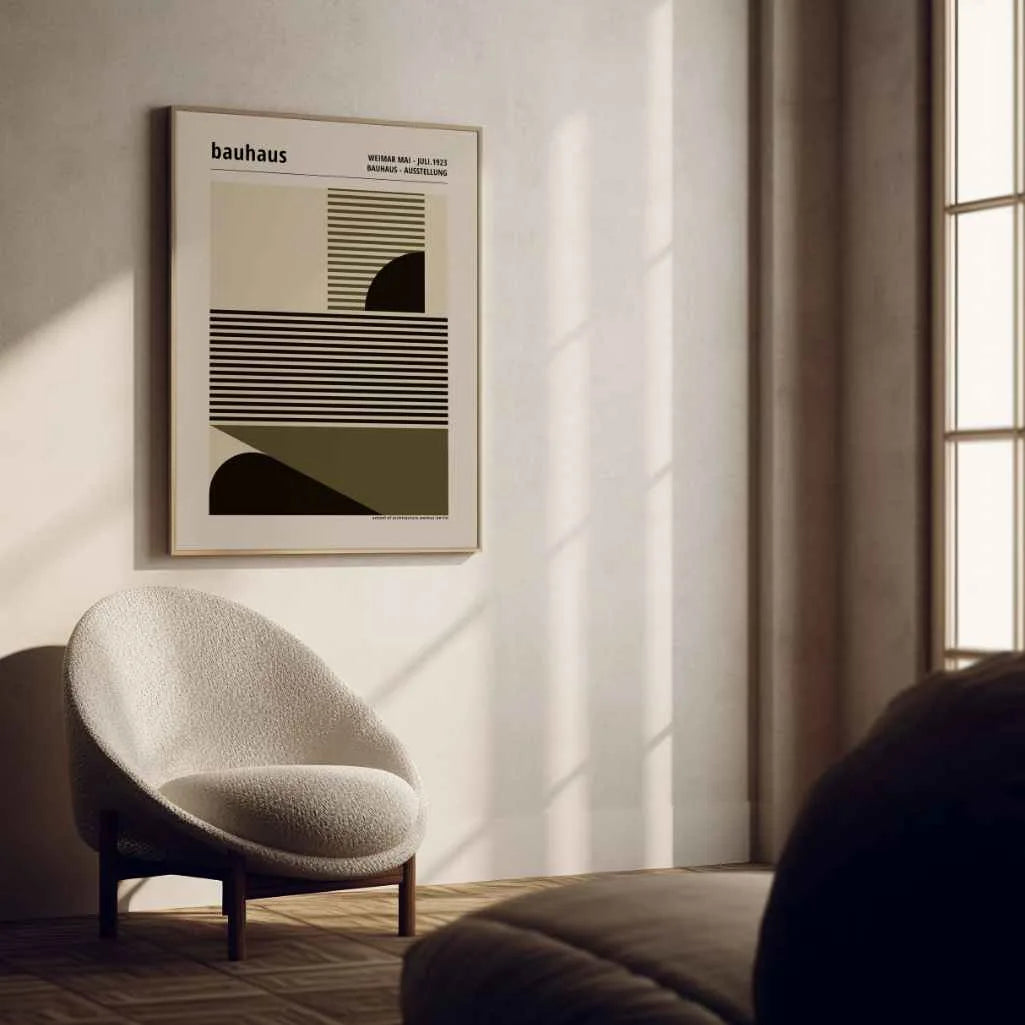 Bauhaus Linie I Formy Plakat