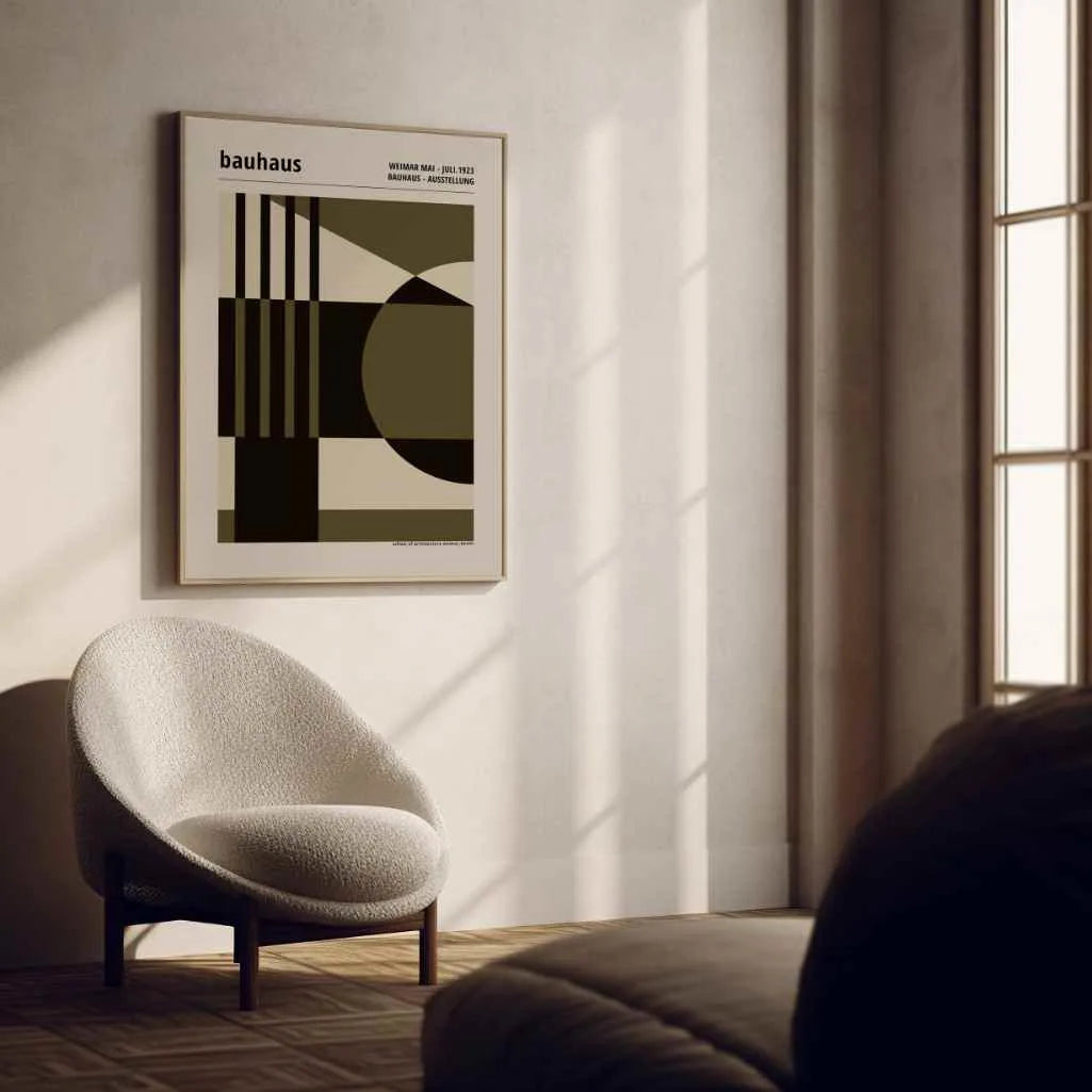 Bauhaus Forma Architektoniczna Plakat