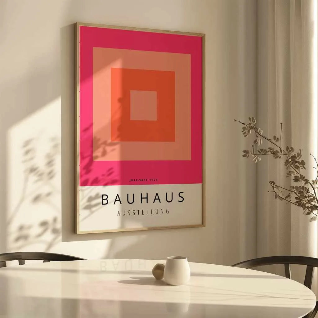 Bauhaus Pomarańcz Plakat