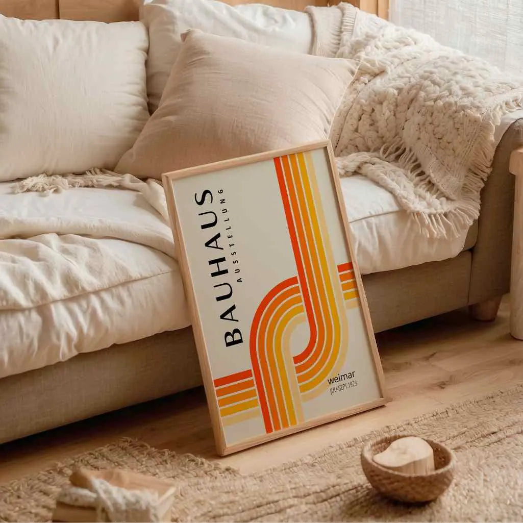 Bauhaus Dynamiczna Linia Plakat