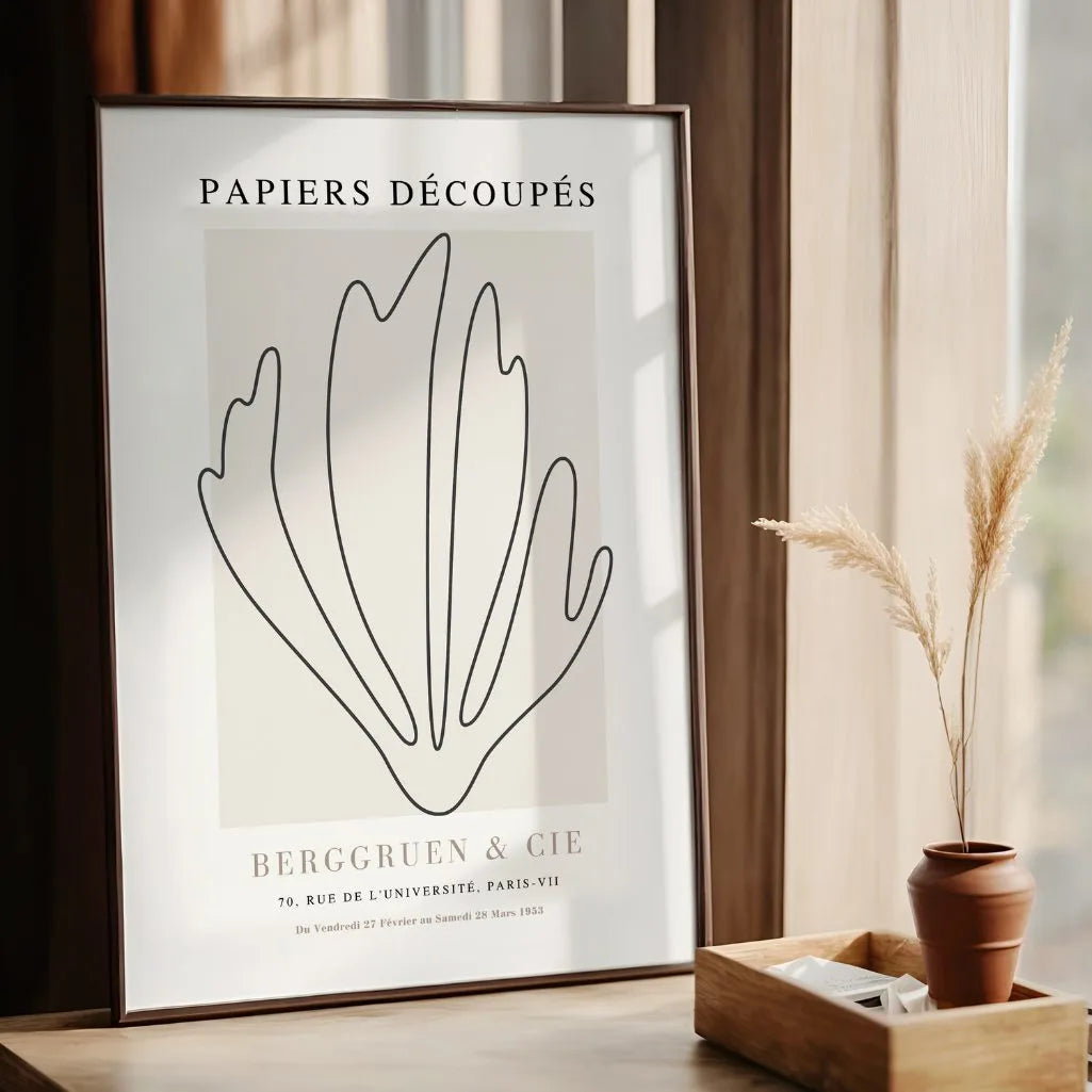 Henri Matisse – Minimalistyczny Plakat Koralowy