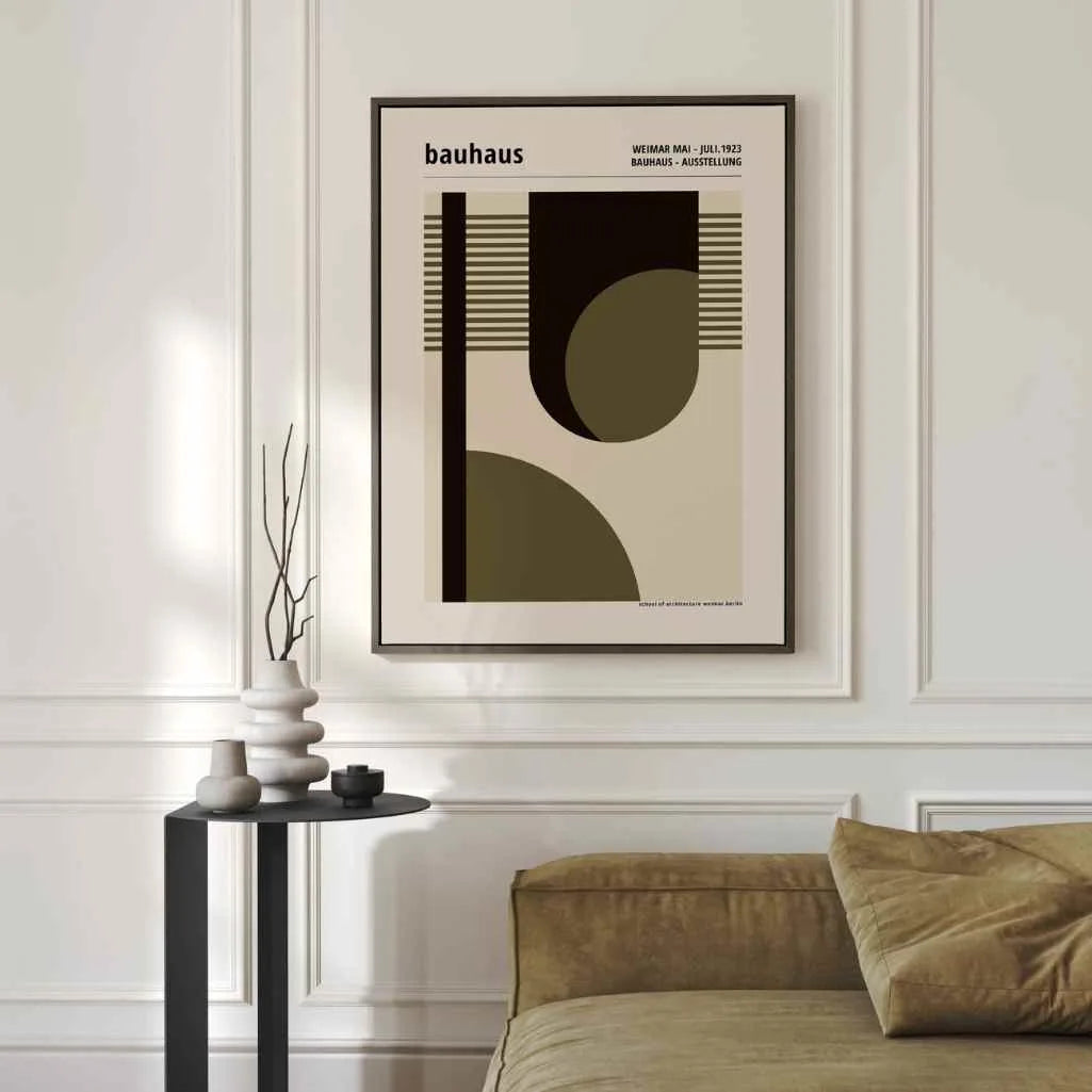 Bauhaus Geometryczny Rytm Plakat