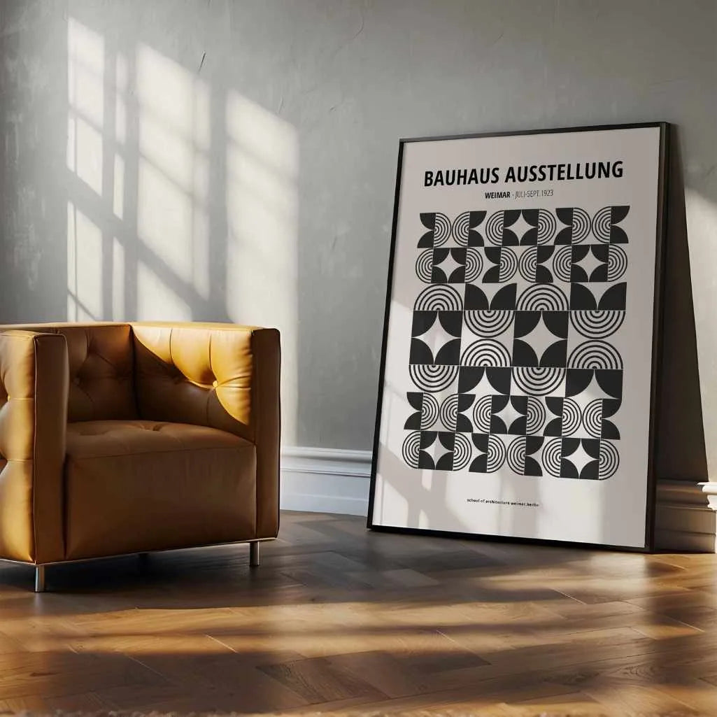 Plakat Bauhaus Drobne Detale Geometria