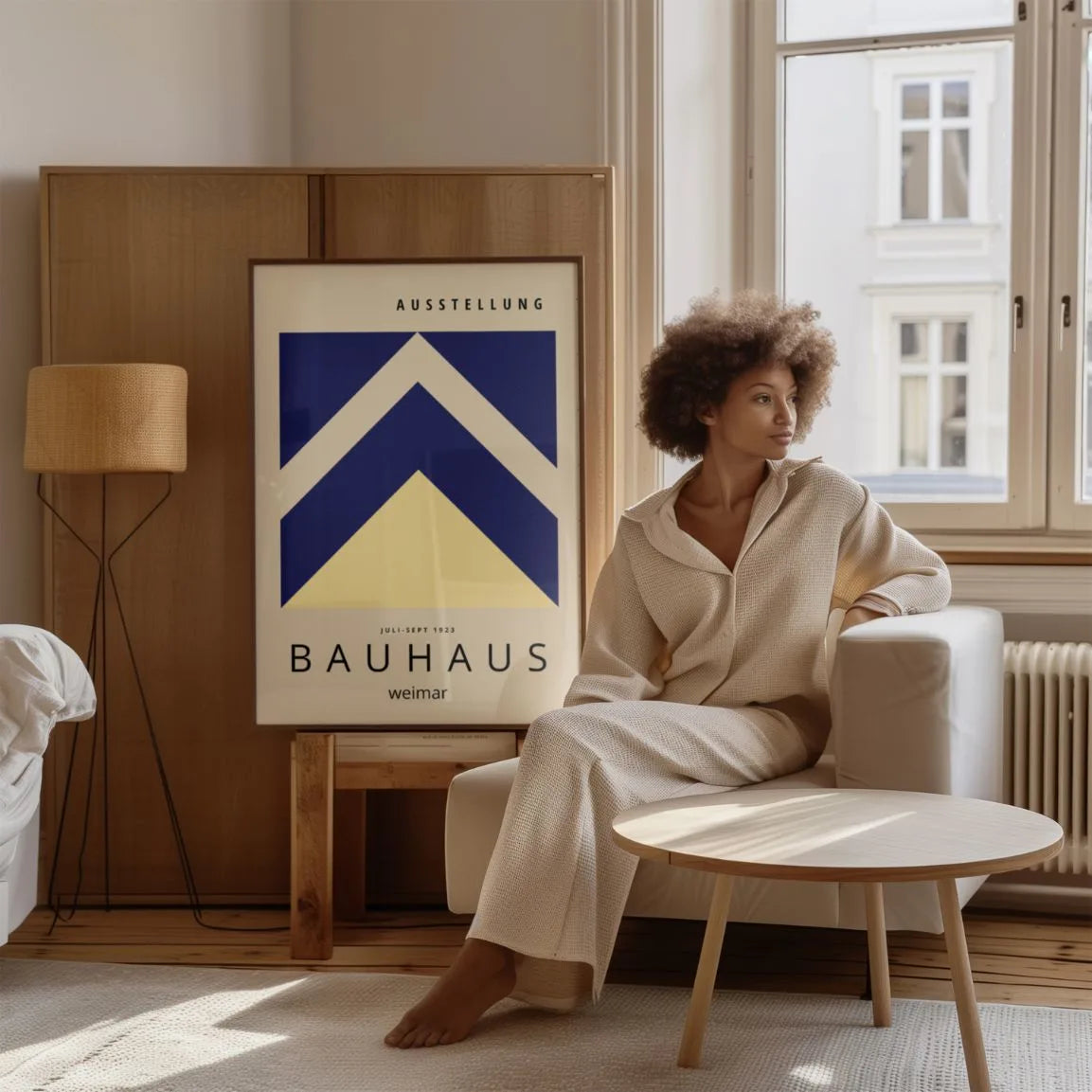 Bauhaus Weimar Geometryczne Strzałki Plakat