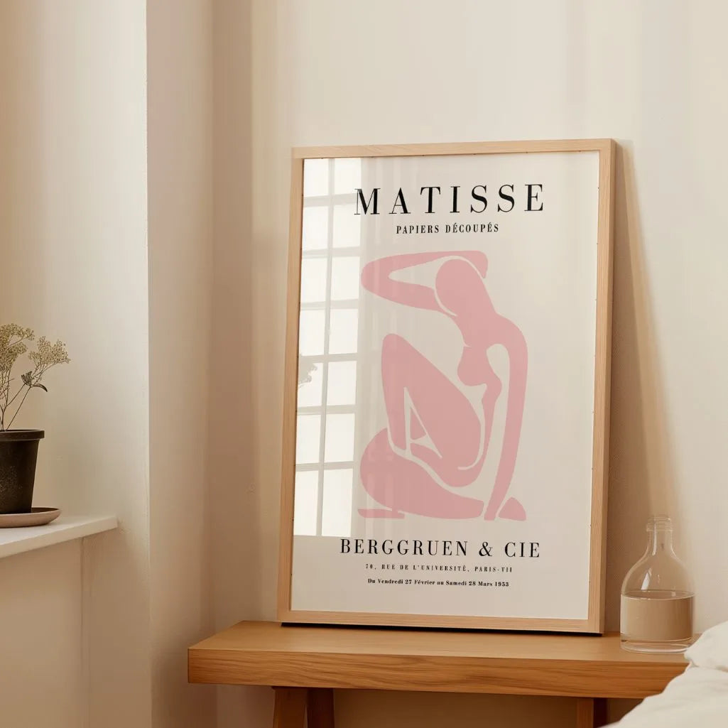 Henri Matisse Nu Bleu Róż Plakat