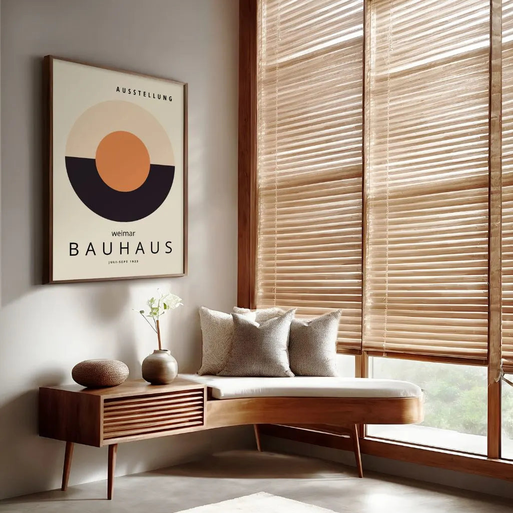 Bauhaus Okrągła Harmonia Plakat