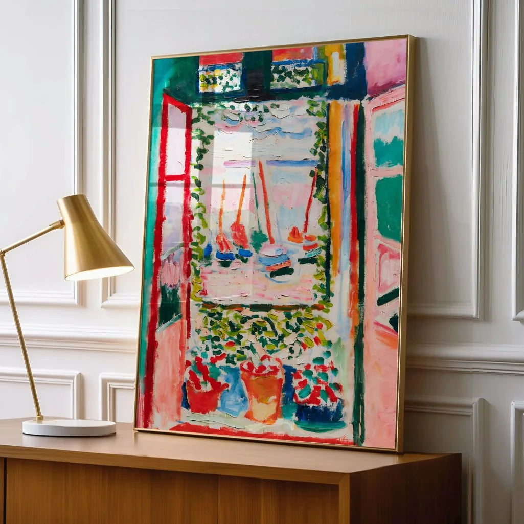 Henri Matisse Plakat – Otwarte okno, Collioure, 1905 (Pełna okładka)