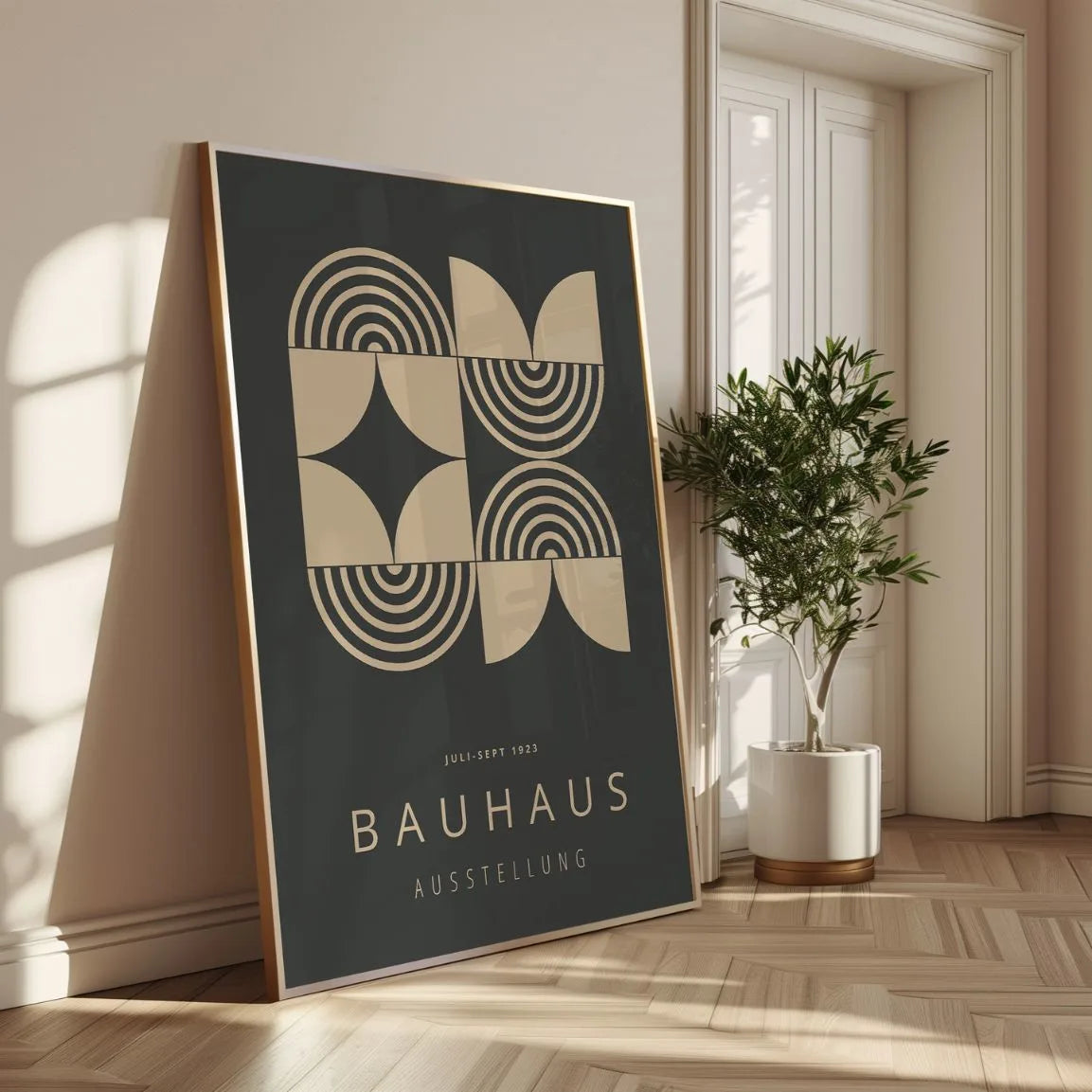 Bauhaus Symetria Plakat
