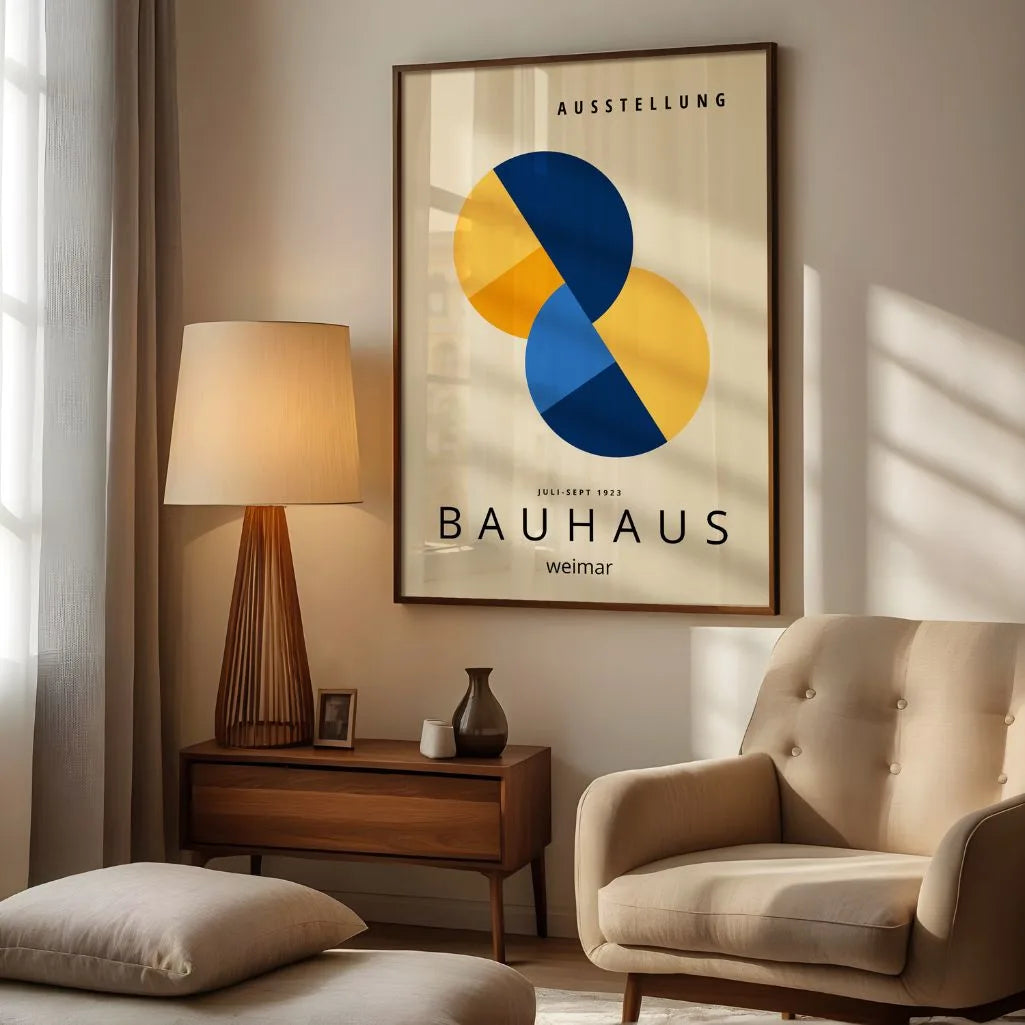 Bauhaus Nakładające Się Formy Plakat
