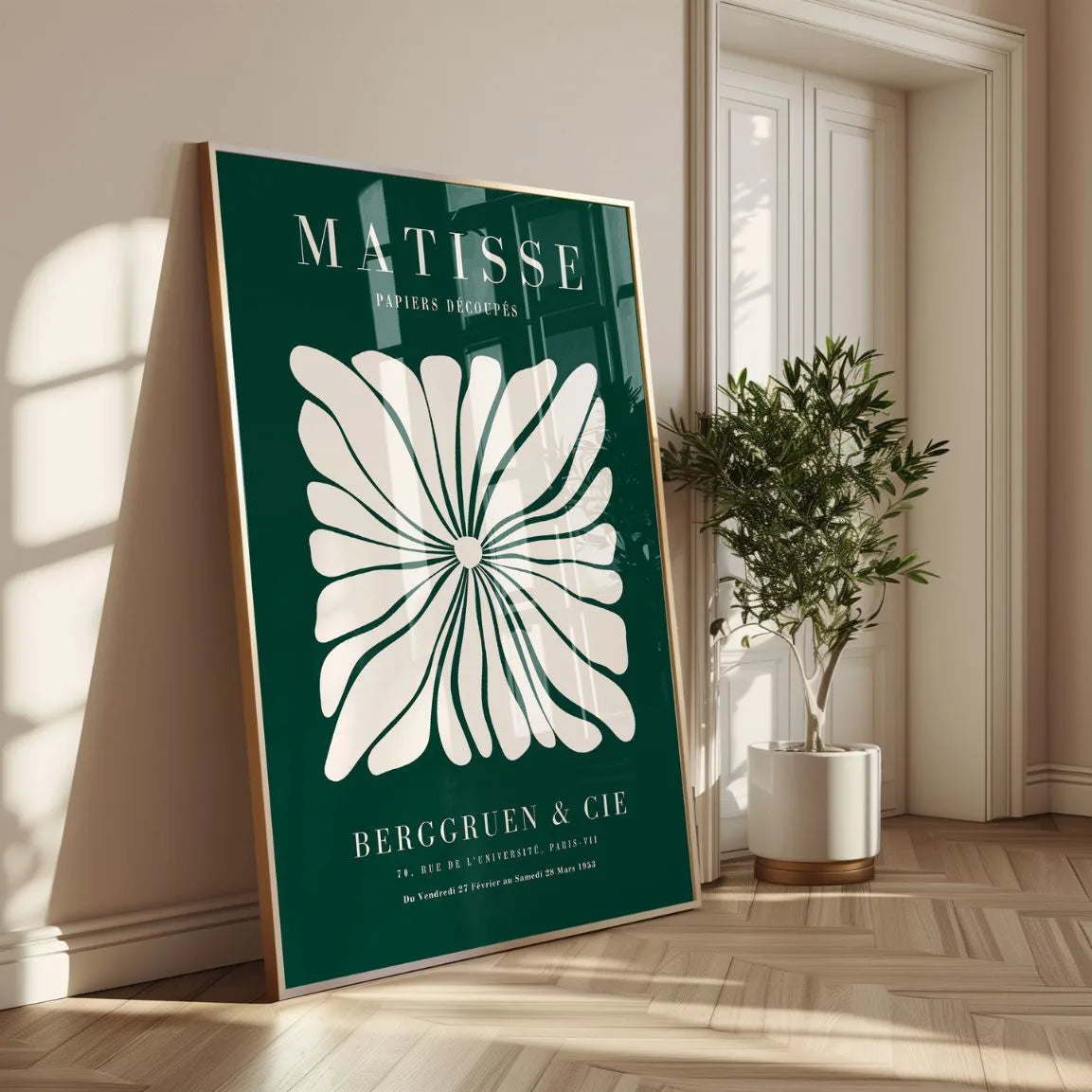 Matisse Plakat - Zielony Kwiat
