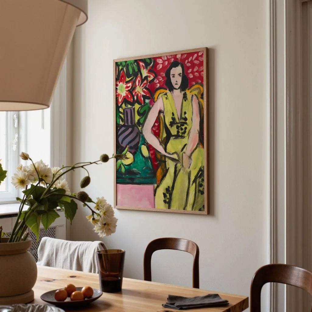 Henri Matisse Plakat – Siedząca kobieta z amarylisem, 1941 