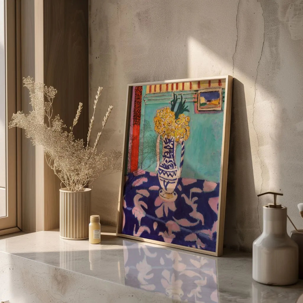 Henri Matisse Plakat – Martwa natura z niebieskim obrusem, 1909 