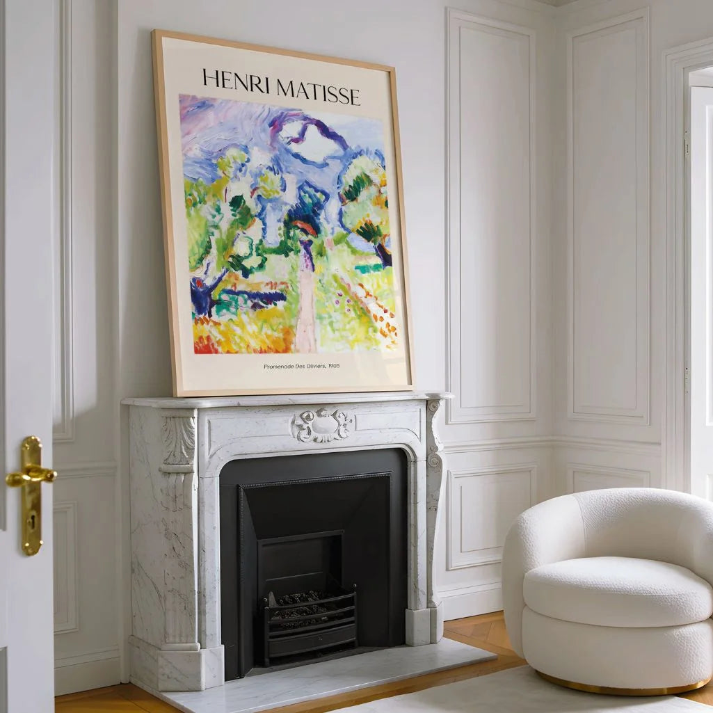 Henri Matisse Plakat – Spacer wśród oliwek, 1905