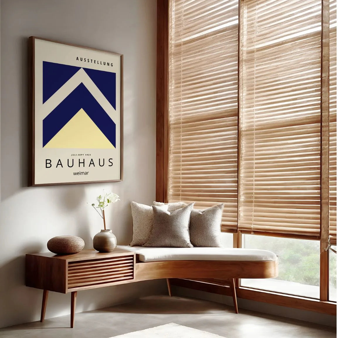 Bauhaus Weimar Geometryczne Strzałki Plakat