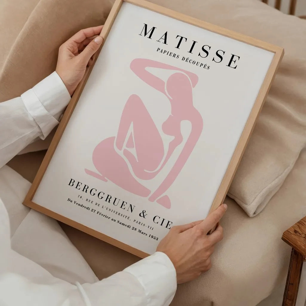 Henri Matisse Nu Bleu Róż Plakat