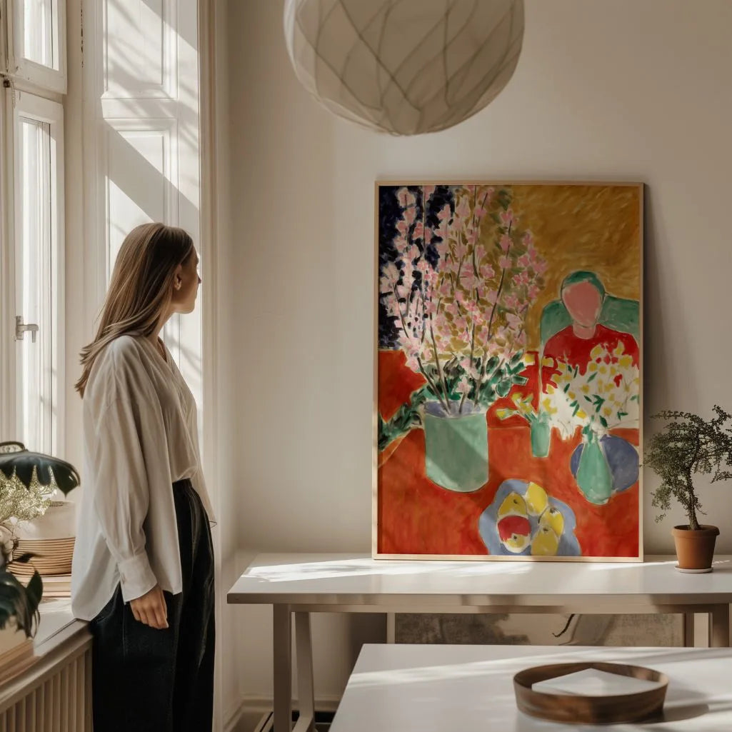 Henri Matisse Plakat – Kwiaty śliwy, 1948 (Pełna okładka)