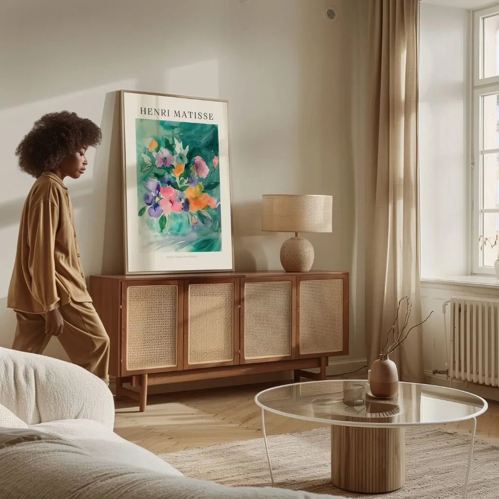 Matisse Bukiet Akwarela Plakat