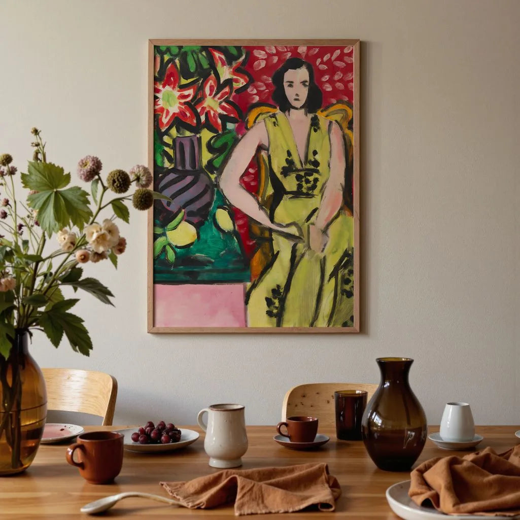 Henri Matisse Plakat – Siedząca kobieta z amarylisem, 1941 