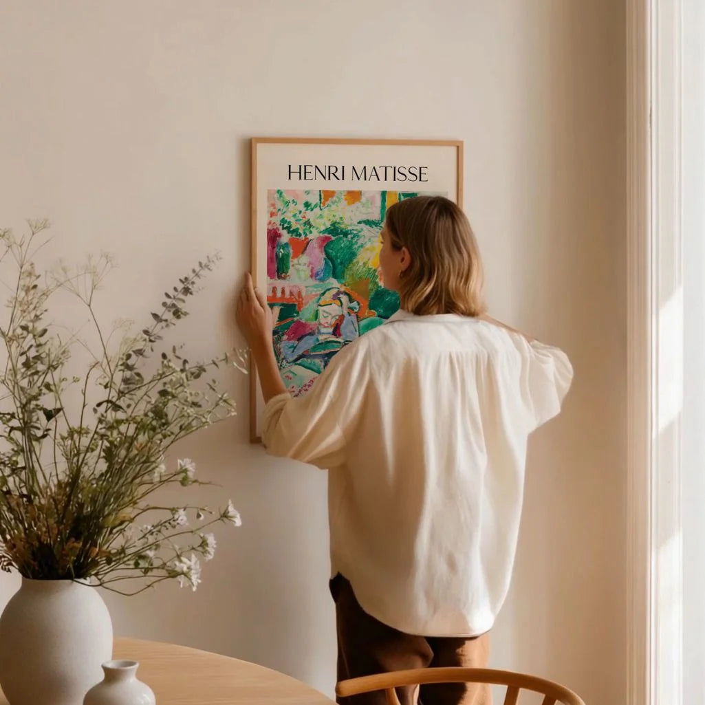 Henri Matisse Plakat – Dziewczyna czytająca we wnętrzu, 1905