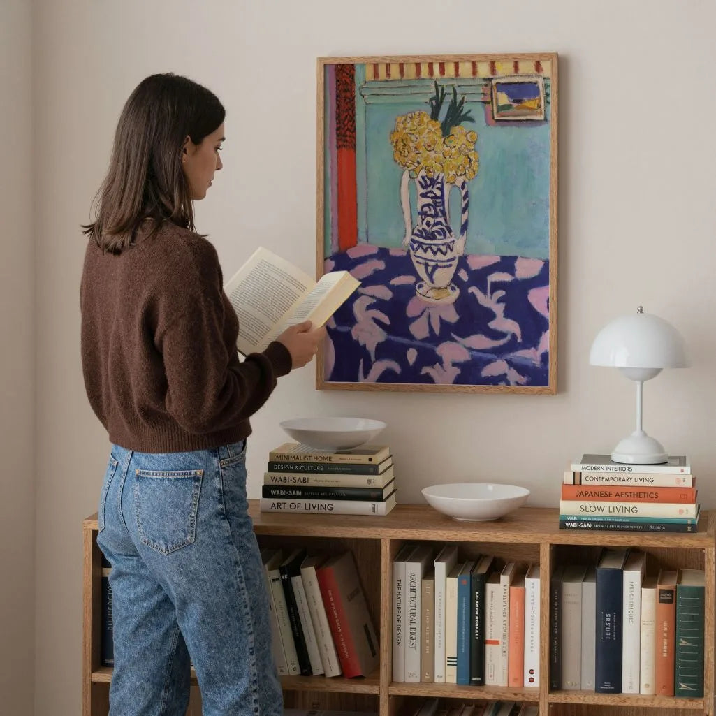 Henri Matisse Plakat – Martwa natura z niebieskim obrusem, 1909 