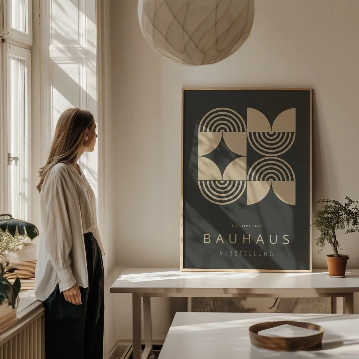 Bauhaus Symetria Plakat