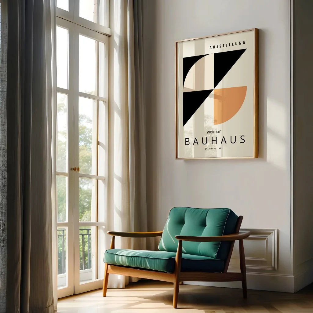 Bauhaus Kontrast Form Plakat