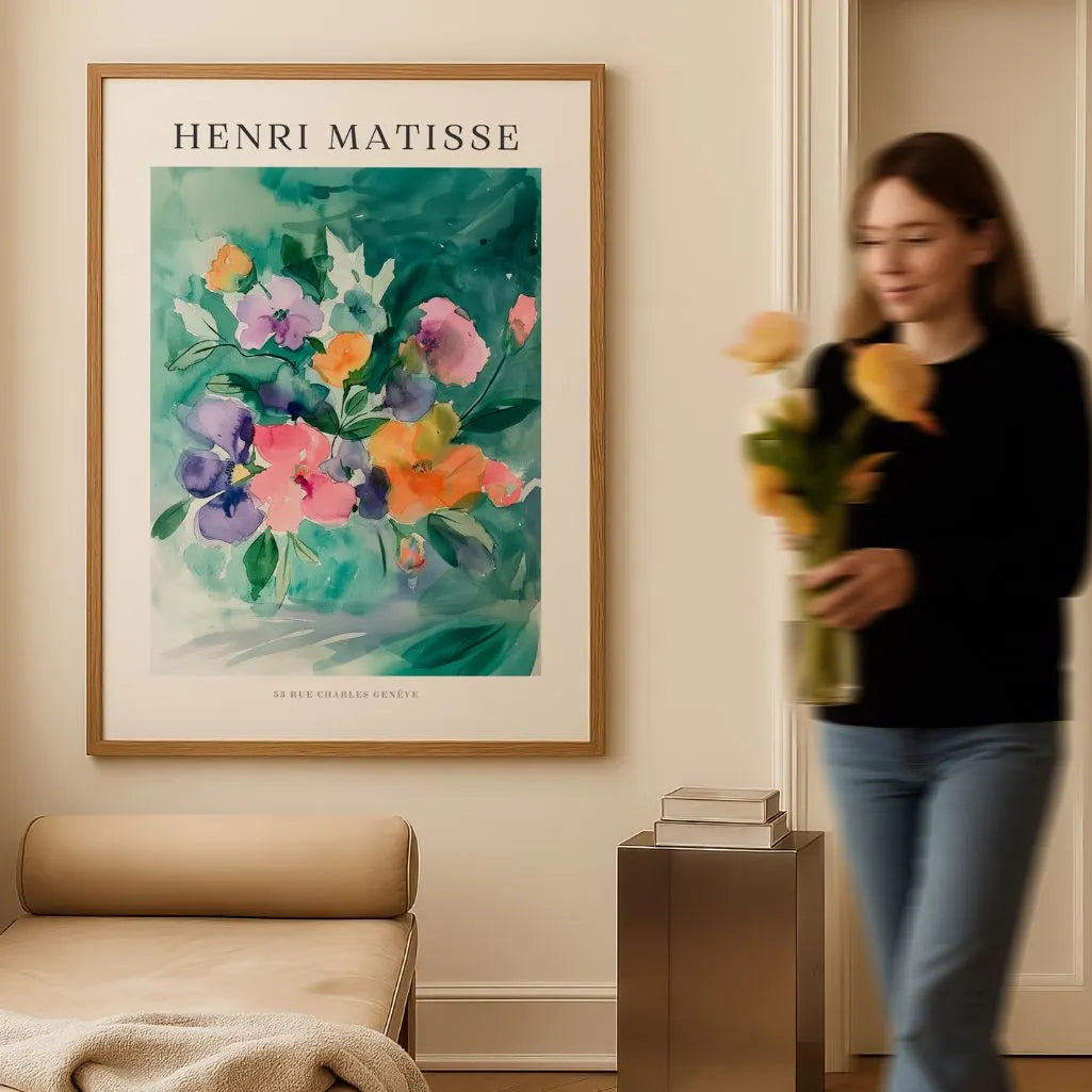 Matisse Bukiet Akwarela Plakat