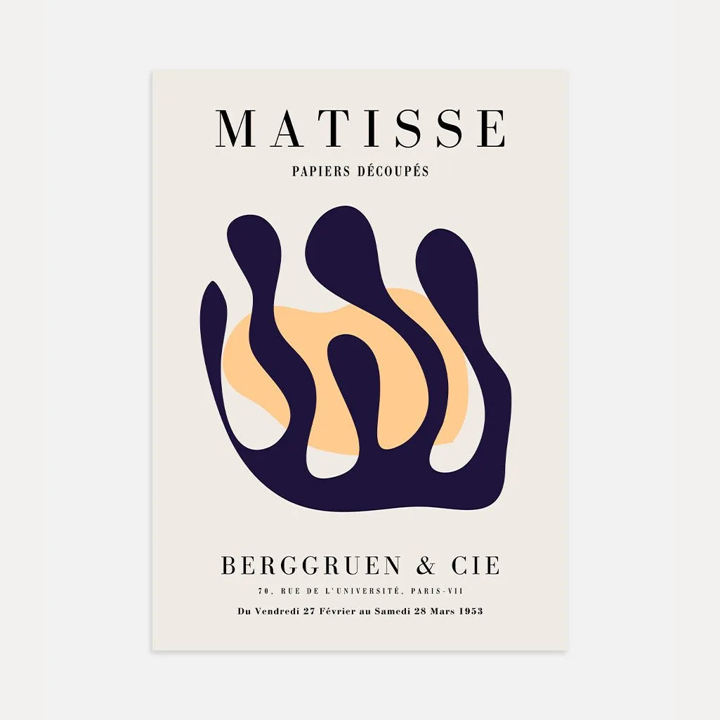 Henri Matisse Płynna Forma Abstrakcyjna Plakat