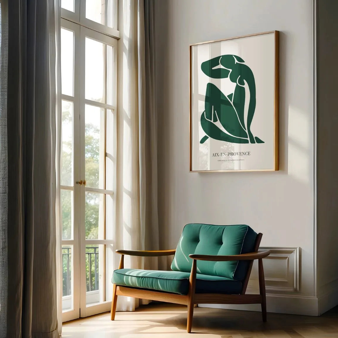 Matisse Plakat - Zielony Akt