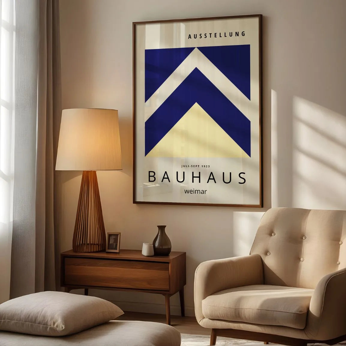 Bauhaus Weimar Geometryczne Strzałki Plakat