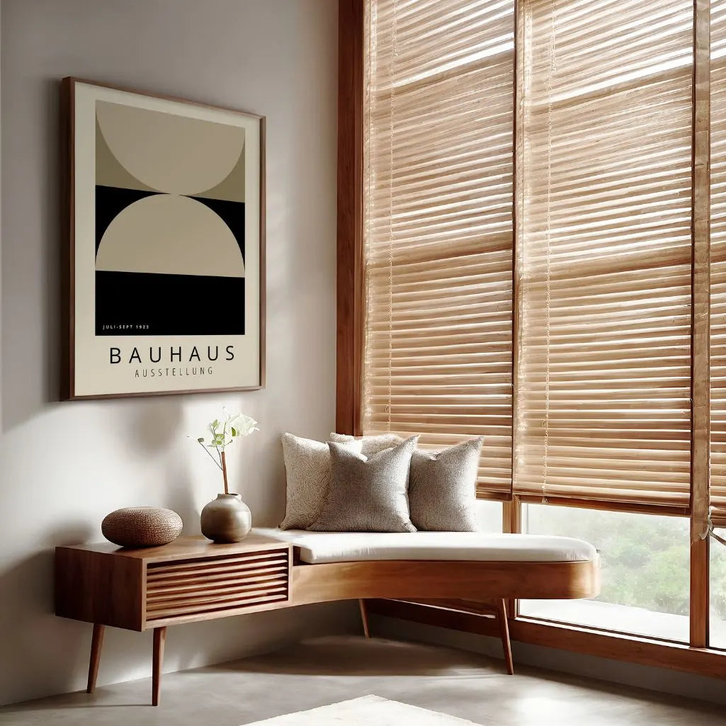 Bauhaus Beż Równowaga Plakat